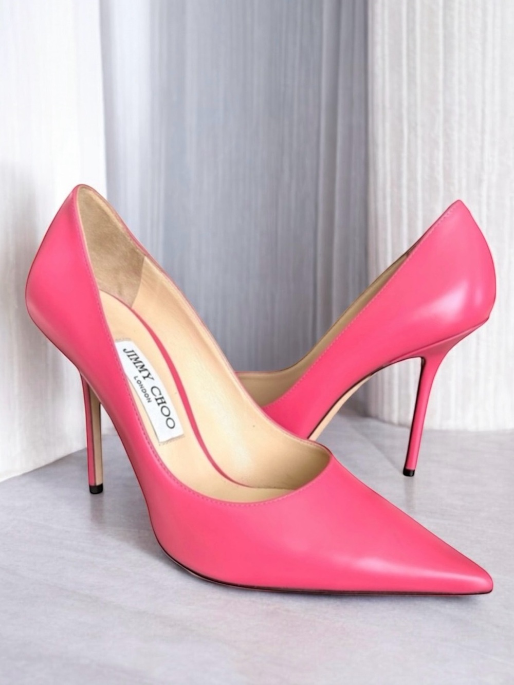 🆕 Jimmy Choo Love 100 Pumps Heels Pink
